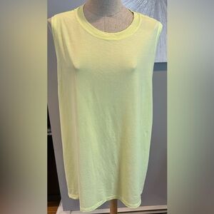 lululemon athletica Yellow Muscle Tee
